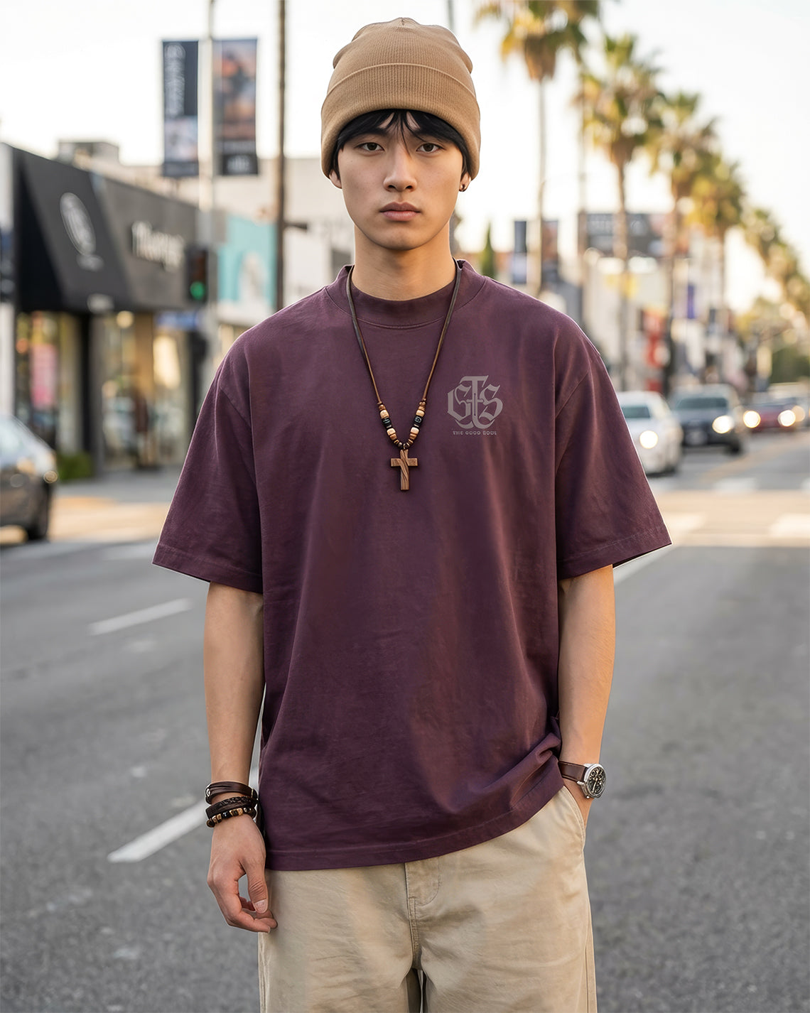 Isaiah 40:8 Royal Tee - Vintage Wine