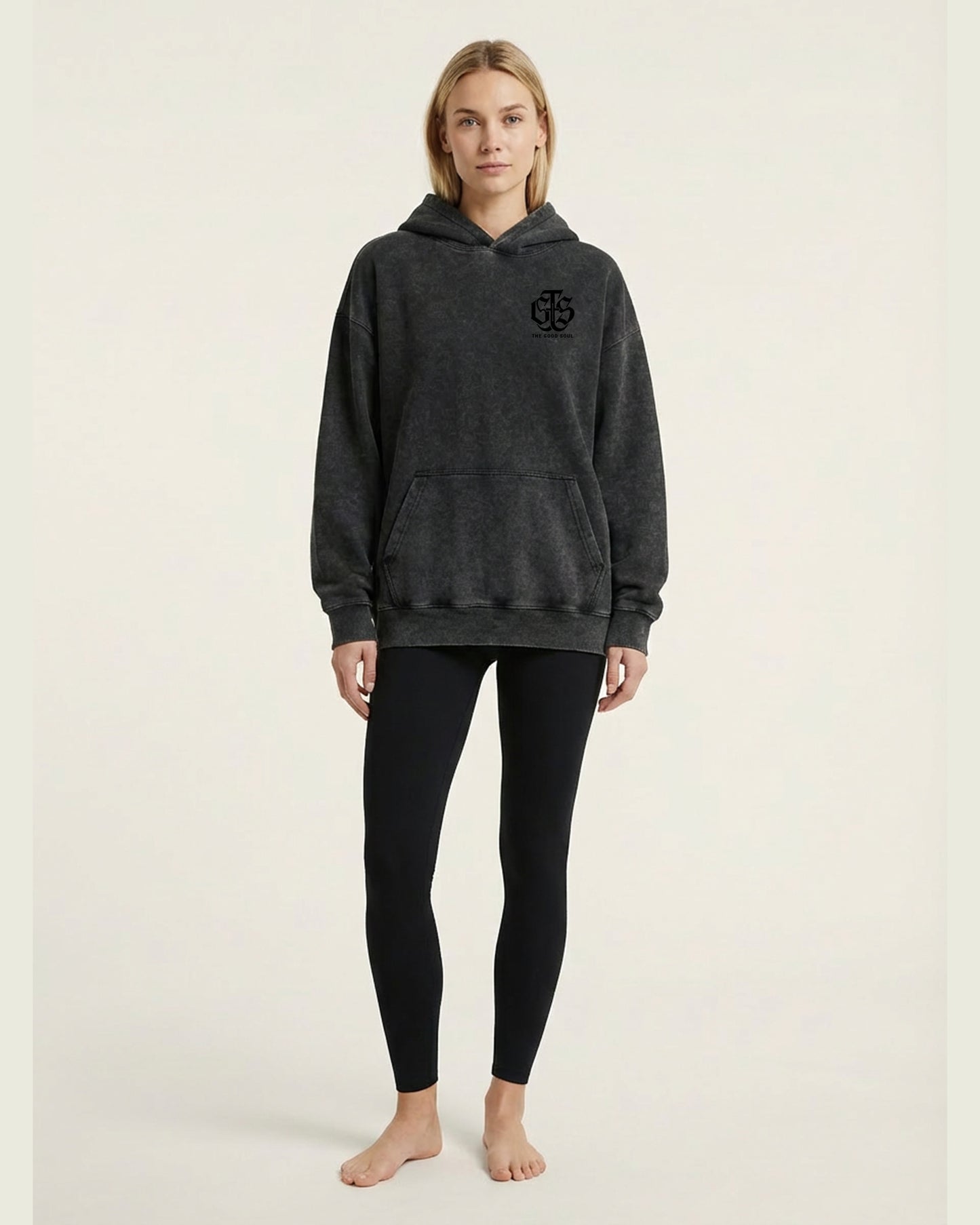 Isaiah 40:8 Foundation Heavyweight Hoodie - Mineral Onyx