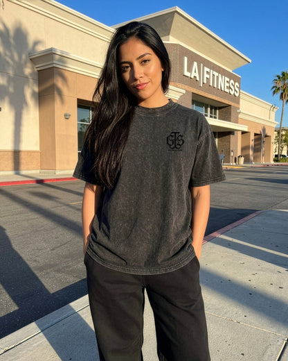 Isaiah 40:8 Box Tee - Mineral Onyx