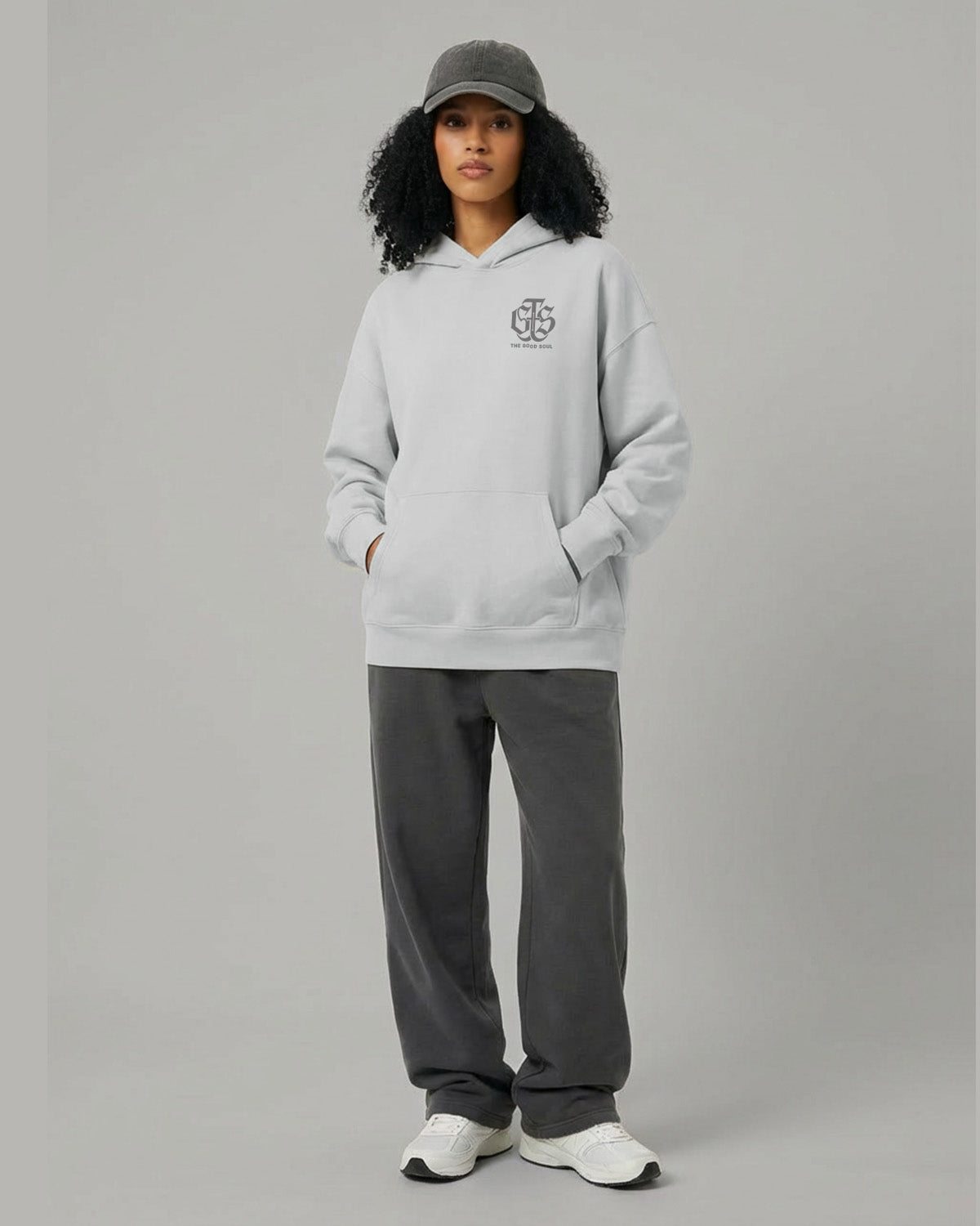 Isaiah 40:8 Foundation French Terry Hoodie - Cool Grey